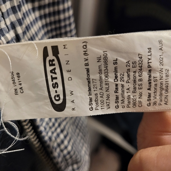 G Star windbreaker hidden hoody - Picture 5 of 8